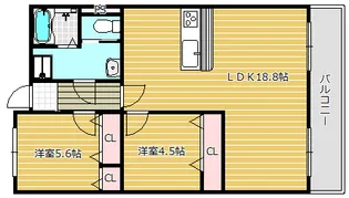 日の出マンション【3階】の間取り