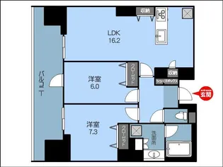THE・PREMIERE(ザ・プレミア新潟駅万代)【9階】の間取り