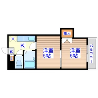 平和マンション長町【4階】の間取り