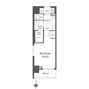 AIFLAT両国【3階】の間取り