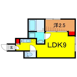 ラ・グラス【1階】の間取り