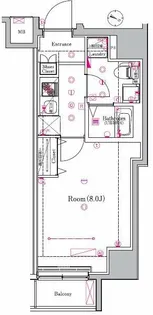 メイクスデザイン東十条【4階】の間取り
