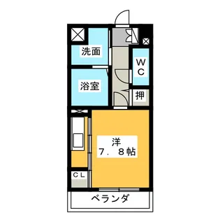 コムフォート小田井【3階】の間取り