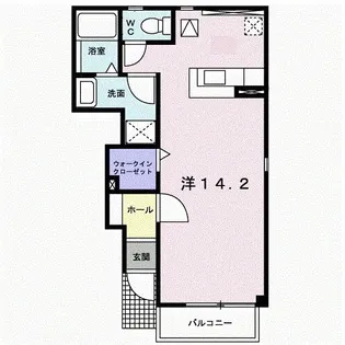 フォーチュネット【1階】の間取り