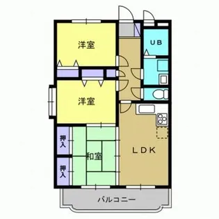 グランディール・Y【3階】の間取り