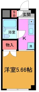 32ノヨネコーポ南葛西【3階】の間取り