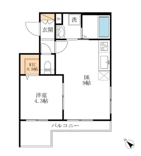 プレジャー谷中【3階】の間取り