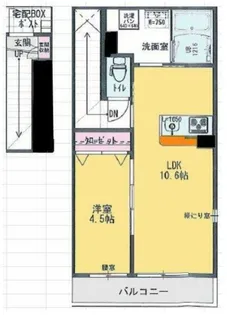 アビオン西国【2階】の間取り