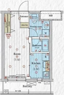 レグラス大岡山【4階】の間取り