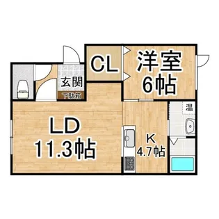 サンポエム【2階】の間取り