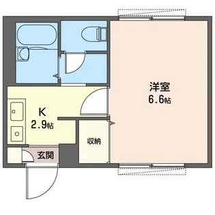 メゾンベールK【1階】の間取り