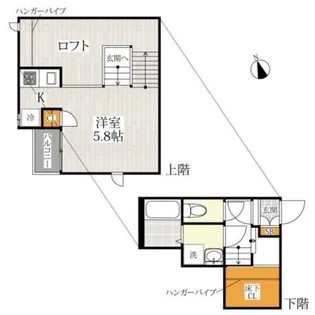 CB箱崎東ミッレ【1階】の間取り