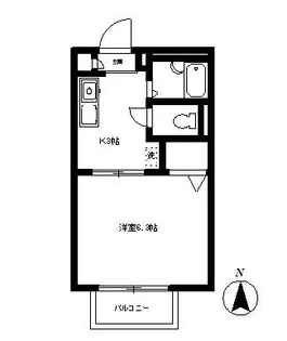フェアコート I号棟【2階】の間取り