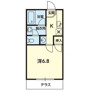 クルールモア【1階】の間取り