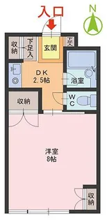 シルクパレス【7階】の間取り