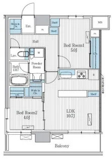 Terra蚕糸の森【2階】の間取り