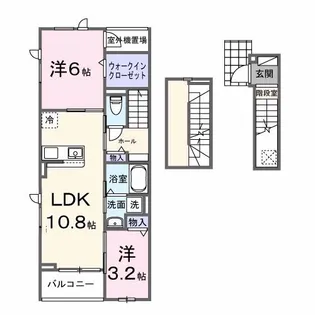 ヴェルデメゾン【3階】の間取り