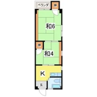 サンドリアマンション【3階】の間取り