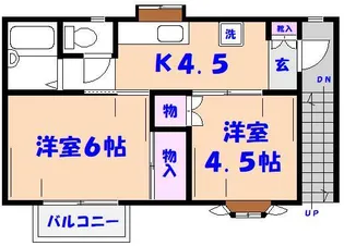 ストークハイツ真間【2階】の間取り