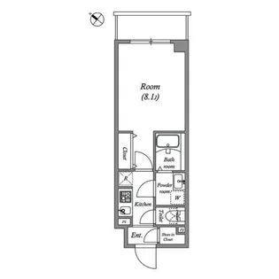 ルネサンスコート新宿余丁町【4階】の間取り