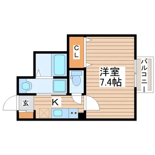 クラス清水沼【1階】の間取り