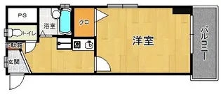 AEC天神東アネックス【3階】の間取り