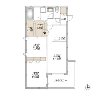 Will Court19【2階】の間取り