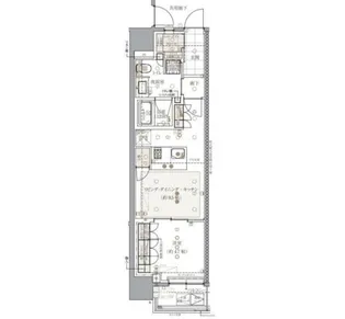 レ・ジェイドクロス千代田神保町【5階】の間取り