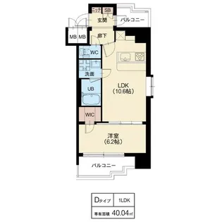 スプランディッド新大阪V【3階】の間取り