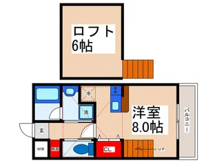 ハウスラティオ【1階】の間取り