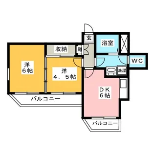 ベルエポックII【5階】の間取り