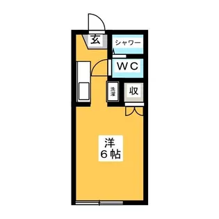 メゾン・カルガ【1階】の間取り