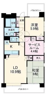 シュティーレマツバラ【3階】の間取り