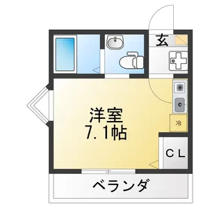 ヴィラディアス横浜IV【1階】の間取り