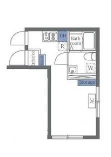 ヴァンテジオ蒲田【2階】の間取り
