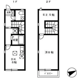 クリオネハウスの間取り