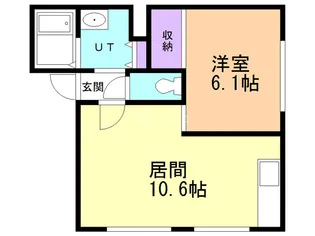 メイユール花園【2階】の間取り