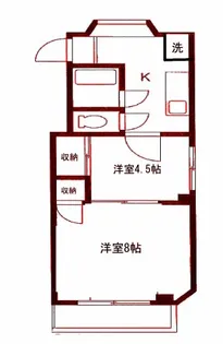小川ビル【2階】の間取り