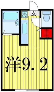 コーポフォーシーズン【2階】の間取り