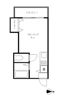 モリグリーンハイツ【2階】の間取り