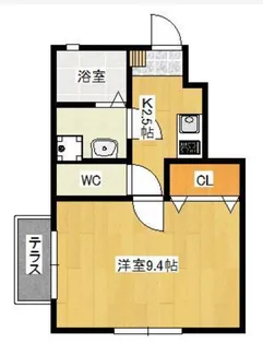 High Crea【1階】の間取り