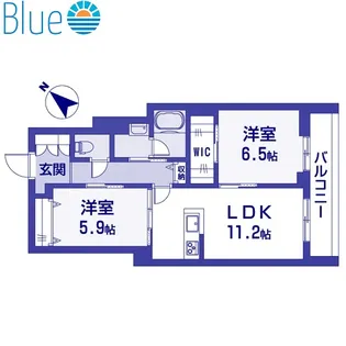 フェリーチェ北鎌倉【1階】の間取り