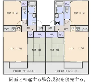 パークハイム C棟【2階】の間取り
