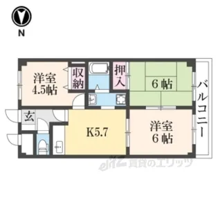 エルビーハウス【2階】の間取り