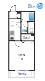 クオーレ湘南【2階】の間取り