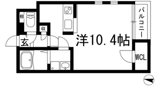 クレイノ宝塚東【2階】の間取り