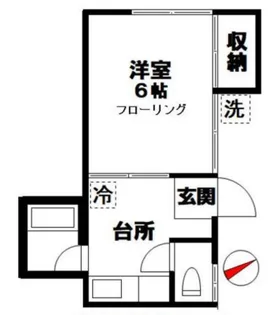 ゆかり荘【1階】の間取り