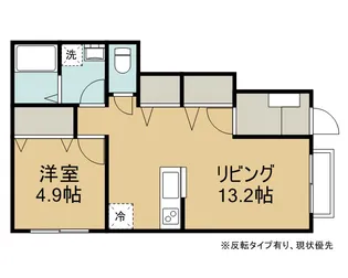 ハイムススクエア本宮弐番館【1階】の間取り