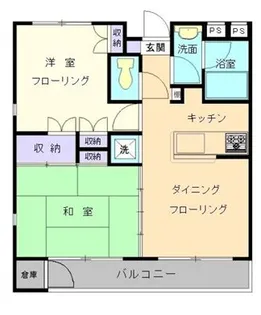 オーツーサカイ【1階】の間取り