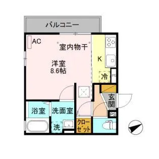 サイラル【3階】の間取り
